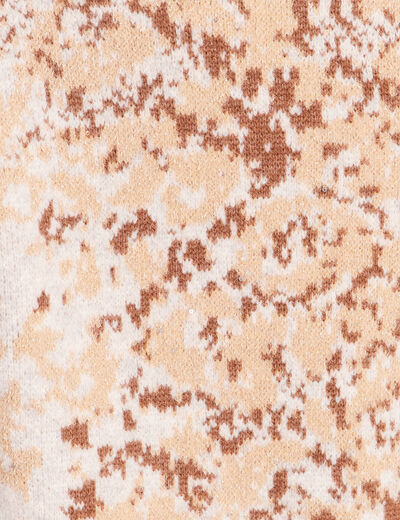 B&eacute;ret aspect laineux creme femme