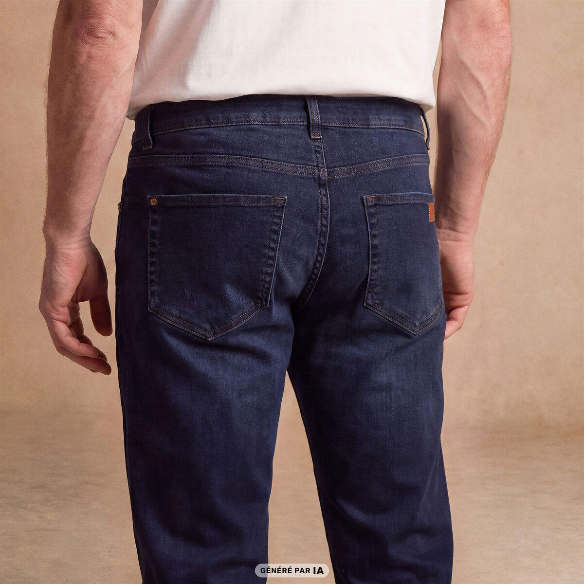 Pantalon Magique Monsieur L'Unique L32 denim blue black femme