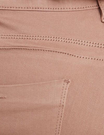 Jean magique L'Unique coupe ajust&eacute;e taupe femme