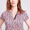T-shirt manches courtes multicolore femme