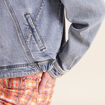 Veste denim denim double stone femme