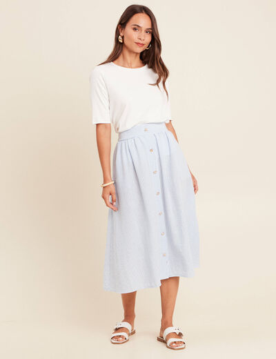 Jupe bleu femme