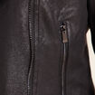 Veste esprit motard zipp&eacute;e noir femme