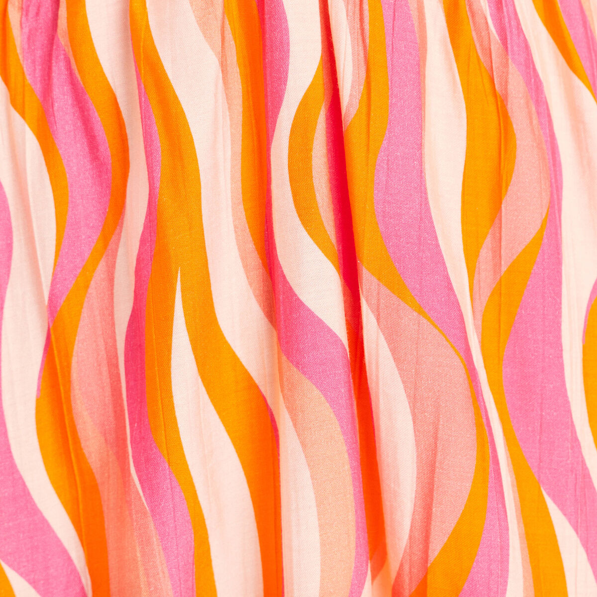 Robe longue &eacute;vas&eacute;e &agrave; fines bretelles orange femme