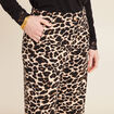 Pantalon large creme femme