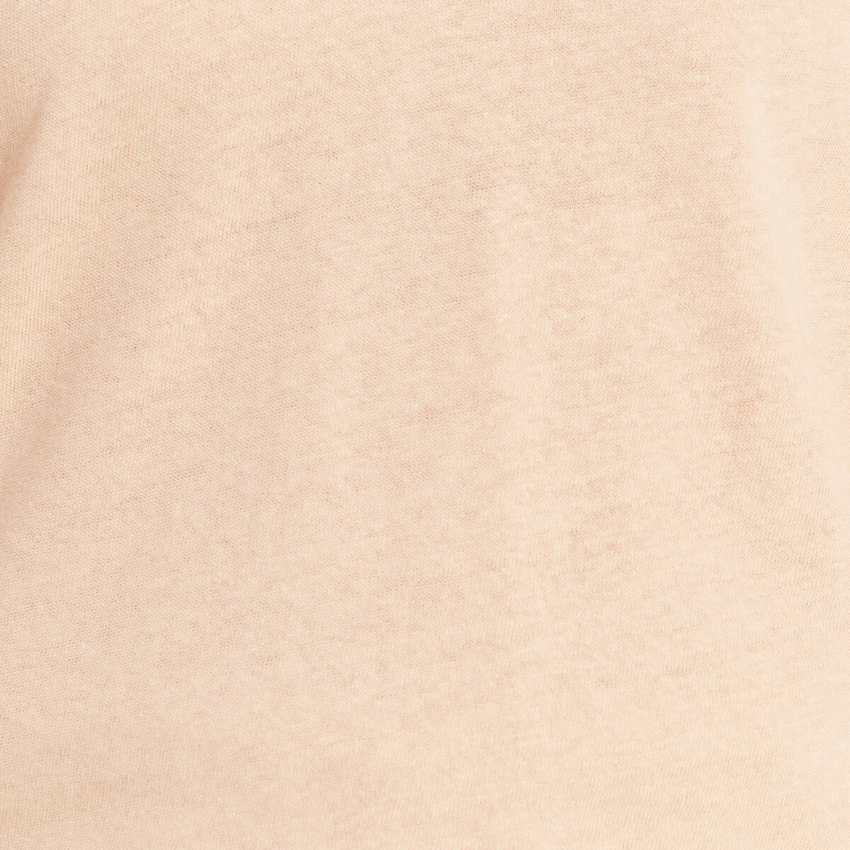 T-shirt manches courtes col en V sable femme