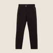 Pantalon chino ajust&eacute; 7/8&egrave;me noir femme