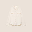 Chemise manches longues ecru femme