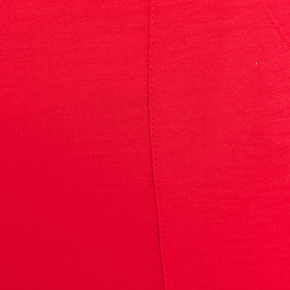 Pantalon flou ceintur&eacute; rouge femme