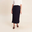 Jupe en maille bleu marine femme