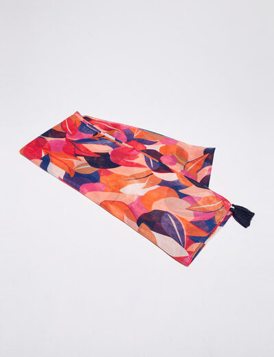 Étole multicolore femme