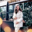 Manteau fausse fourrure ivoire femme