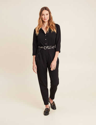 Combinaison pantalon noir femme