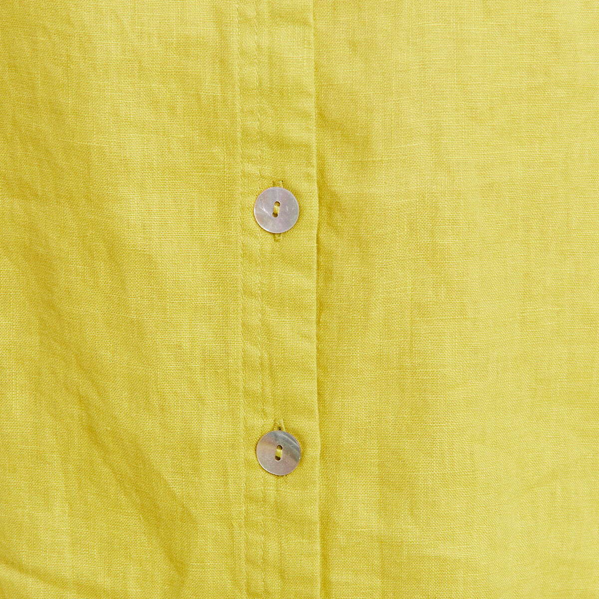 Chemise manches 3/4 vert anis femme