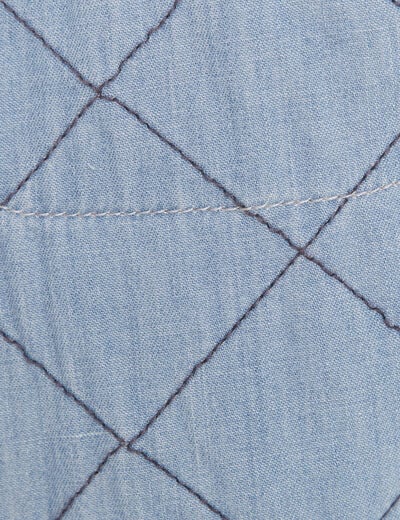 Surchemise manches longues denim double stone femme