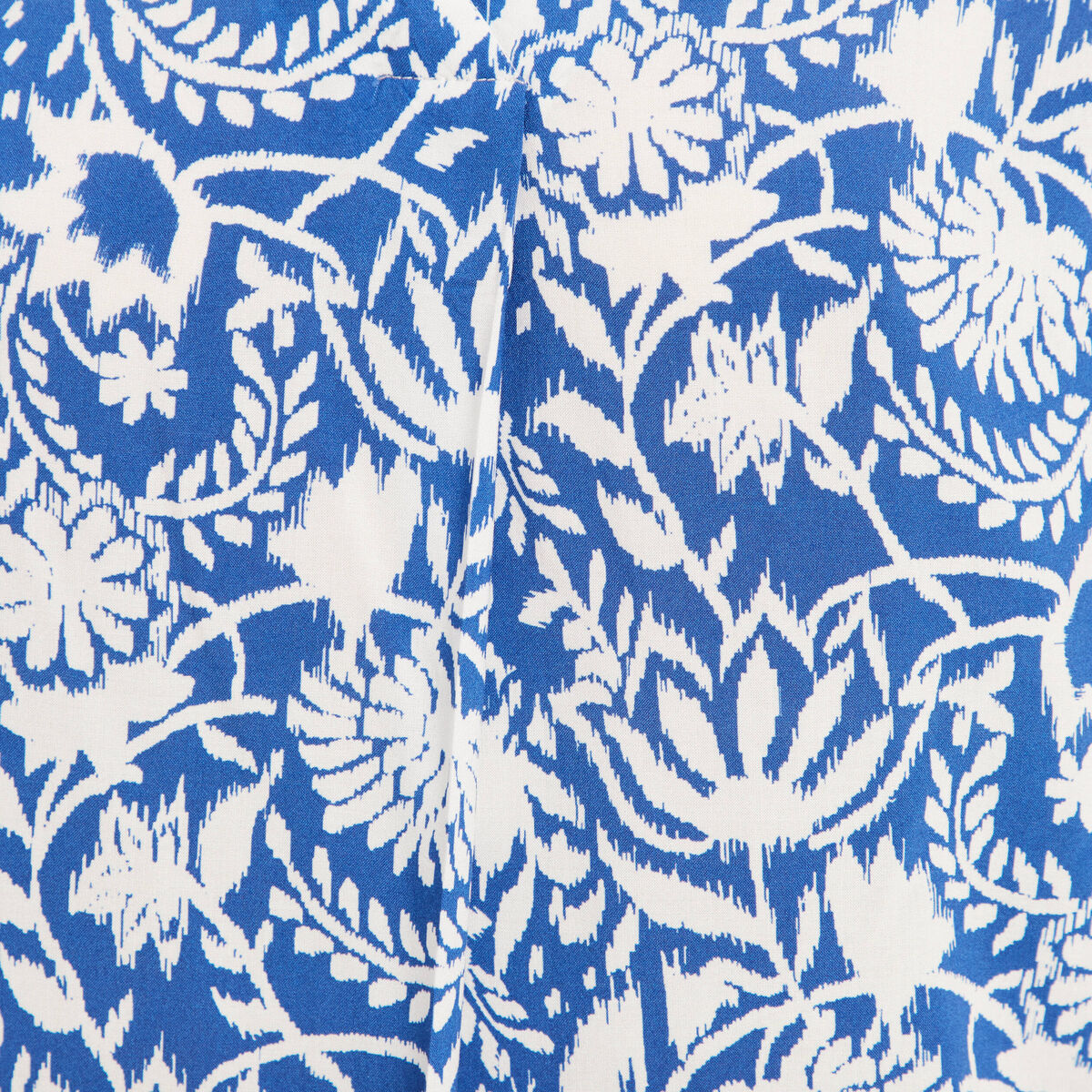 Blouse manches 3/4 bleu femme