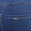 jean bootcut taille basculée brodé denim stone femme
