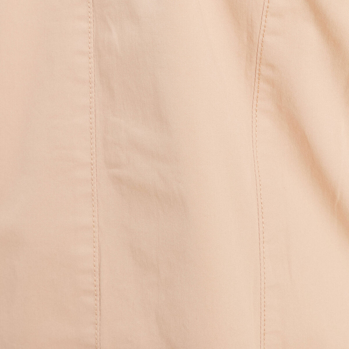 Veste droite courte manches longues sable femme