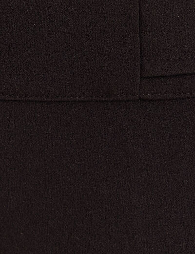 Pantalon taille haute noir femme