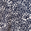 Jupe longue évasée bleu femme