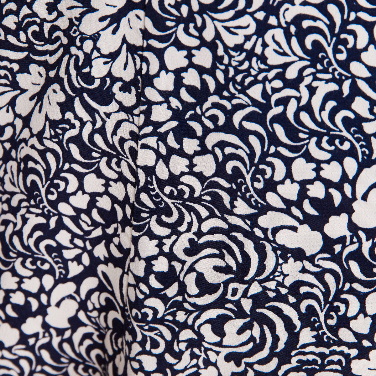 Jupe longue évasée bleu femme