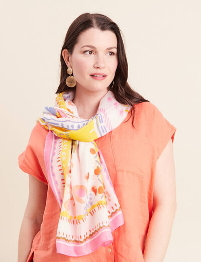 Foulard multicolore femme
