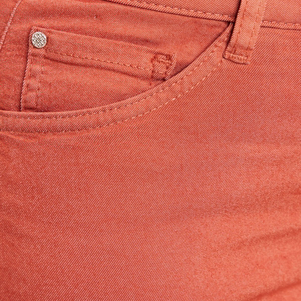 Pantalon léger taille standard 7/8ème vieux rose femme
