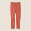 Pantalon léger taille standard 7/8ème vieux rose femme