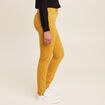 Jean magique L'Unique coupe ajust&eacute;e jaune femme