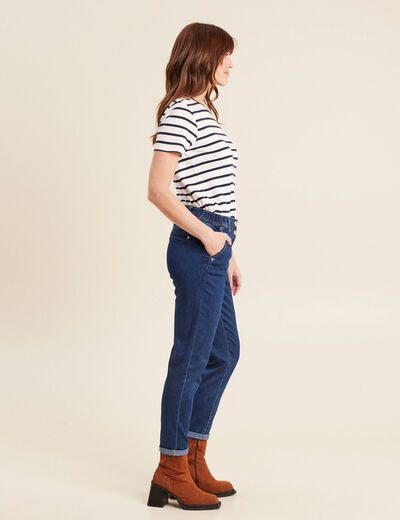 Jean chino 7/8ème denim stone femme