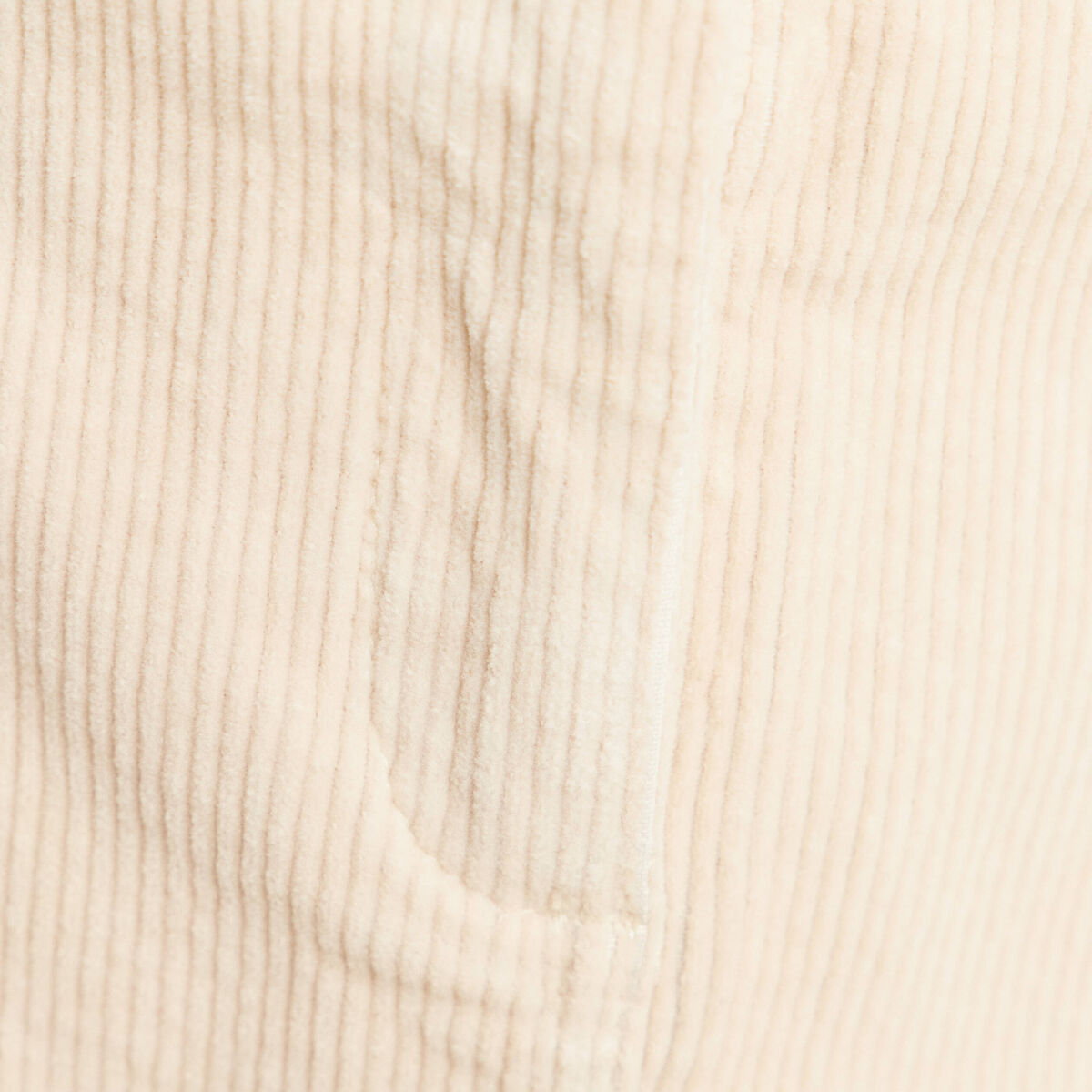Jupe droite longue en velours sable femme