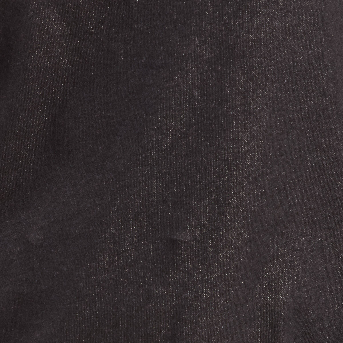 T-shirt col V manches courtes noir femme