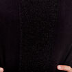Pull manches longues noir femme