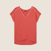 T-shirt manches courtes vieux rose femme