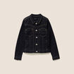 Veste denim brut femme