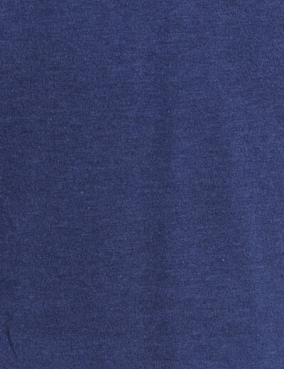 Débardeur sans manches brodé bleu foncé femme