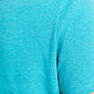 T-shirt manches courtes col en V vert turquoise femme