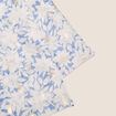 Foulard en voile transparent bleu ciel femme