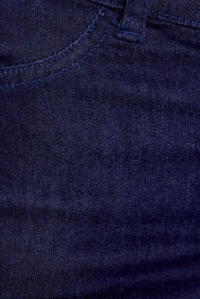 Jean réversible confortable magique bleu gris femme