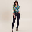 Jeans léger taille standard long denim brut femme