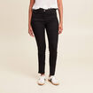 Pantalon léger taille standard long noir femme