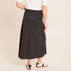 Jupe taille standard gris fonc&eacute; femme