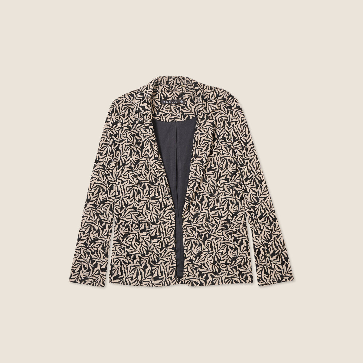 Veste esprit tailleur noir femme