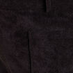 Jupe en velours longueur genoux noir femme
