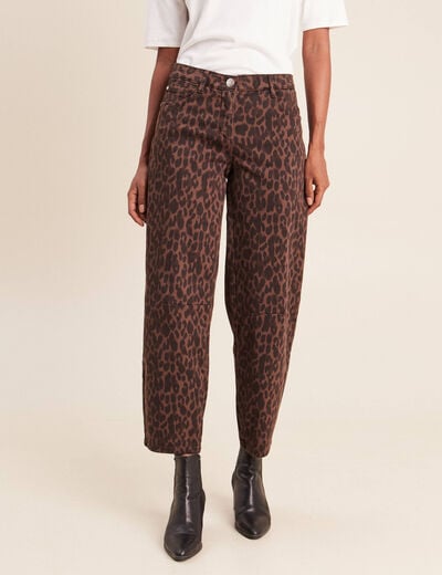 Pantalon magique l'unique marron chocolat femme