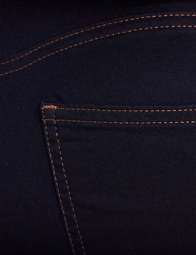 Jeans léger taille haute 7/8ème denim brut femme