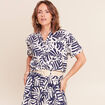 Chemise manches courtes blanc femme