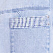 Veste manches longues en jean denim baby bleu femme