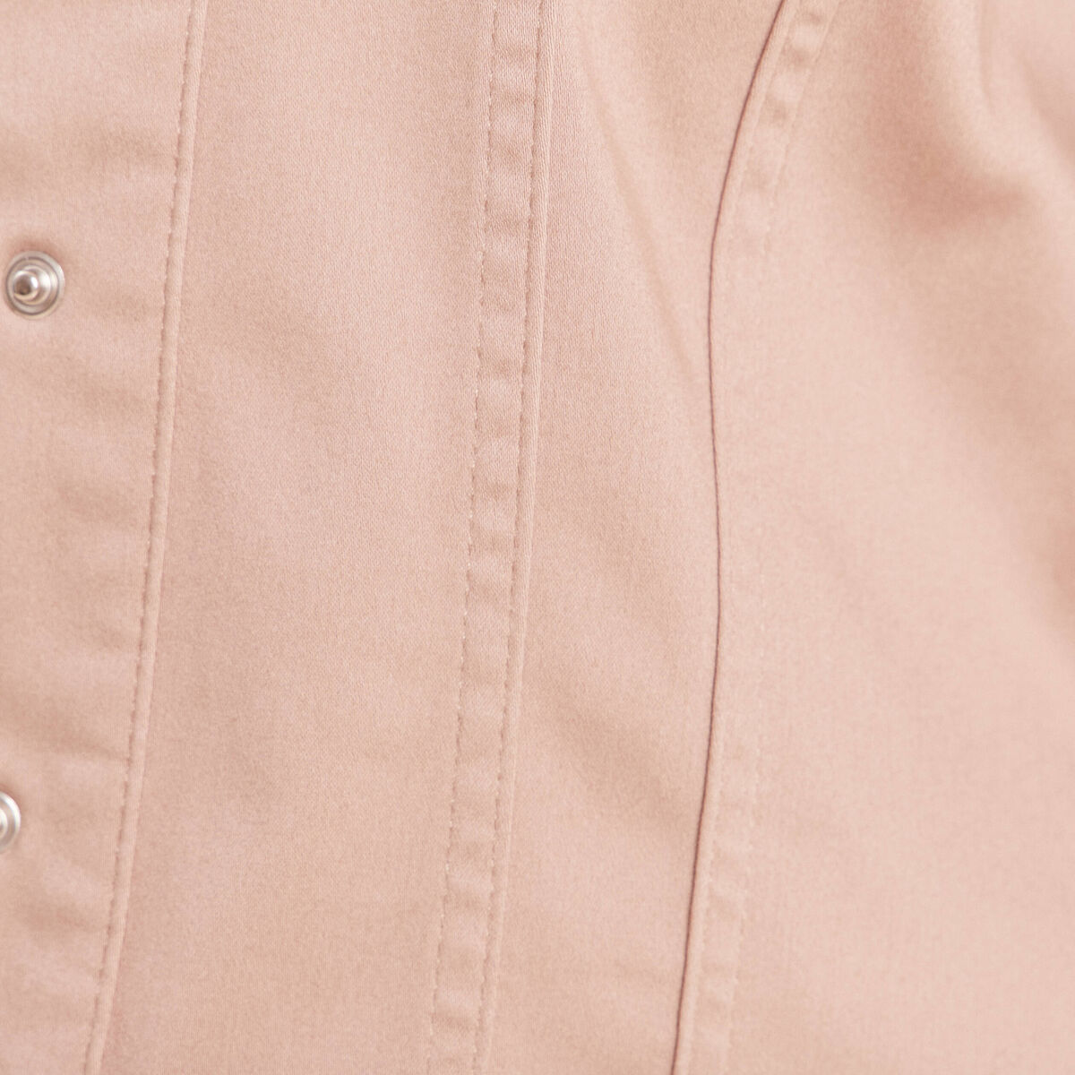 Veste cintr&eacute;e r&eacute;versible manches longues marron femme