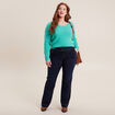 Jean bootcut taille haute denim brut femme